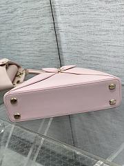 Dior Cigale Bag Shiny Light Pink 28x10x22cm - 5