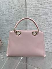 Dior Cigale Bag Shiny Light Pink 28x10x22cm - 4