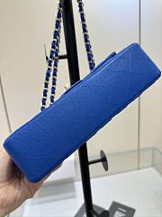 Chanel flap bag bright blue 25cm - 5