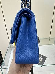 Chanel flap bag bright blue 25cm - 4