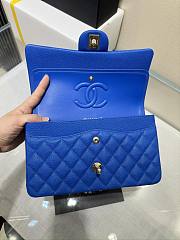 Chanel flap bag bright blue 25cm - 2