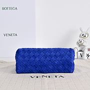Bottega Veneta Small Andiamo Blue Suede 25x22x10.5cm - 3