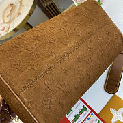 Louis Vuitton Speedy P9 Bandoulière 30 brown suede 32x22.5x18cm - 2