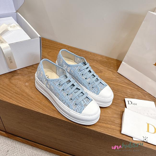 Dior Walk'n'Dior Platform Sneaker Sky Blue - 1