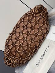 YSL ICARE medium in wood beads 31-46×28×16cm - 4