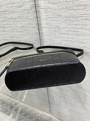 Dior Lady Vanity Bag Black 19x16.5x5.5cm - 4