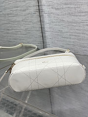 Dior Lady Vanity Bag White 19x16.5x5.5cm - 4