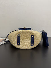 Chanel Raffia Denim tote Bag 34x17x12.5cm - 4