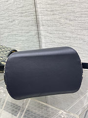 Dior Medium Médaillon Bucket Bag Blue 26.5x26x15cm - 5