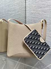 Dior Medium Médaillon Bucket Bag beige 26.5x26x15cm - 1