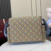 Gucci Diaper Sunflower Canvas Changing Bag 45x32x15cm - 1