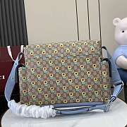 Gucci Diaper Sunflower Canvas Changing Bag 45x32x15cm - 2