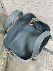 Dior Toujours suede blue Tote - 23*14*12cm - 5