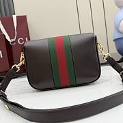 Gucci Horsebit 1955 small shoulder bag dark brown 21x14.5x5.5cm - 4