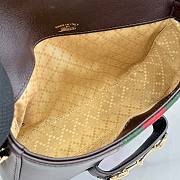 Gucci Horsebit 1955 small shoulder bag dark brown 21x14.5x5.5cm - 2