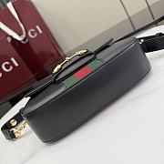 Gucci Horsebit 1955 small shoulder bag black 21x14.5x5.5cm - 5