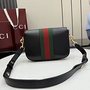 Gucci Horsebit 1955 small shoulder bag black 21x14.5x5.5cm - 3