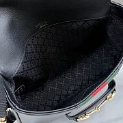 Gucci Horsebit 1955 small shoulder bag black 21x14.5x5.5cm - 2