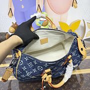 Louis Vuitton Speedy 30 Bandoulière Blue 34x22x19cm - 3