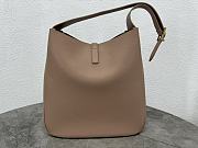 YSL LE 5 À 7 LARGE in grained Beige 30x31x13cm - 2