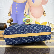 Louis Vuitton Vagabond Hobo Denim 48x14x38cm - 5