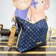 Louis Vuitton Vagabond Hobo Denim 48x14x38cm - 4