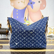 Louis Vuitton Vagabond Hobo Denim 48x14x38cm - 2