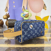 Louis Vuitton Locker Dopp Kit Denim 23x13x12cm - 2