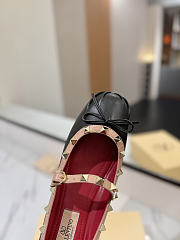 Valentino Mary-Jane Rockstud Nappa Ballerina black - 4