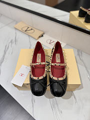Valentino Mary-Jane Rockstud Nappa Ballerina black - 3