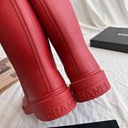 Chanel Red Boot - 4