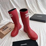 Chanel Red Boot - 3
