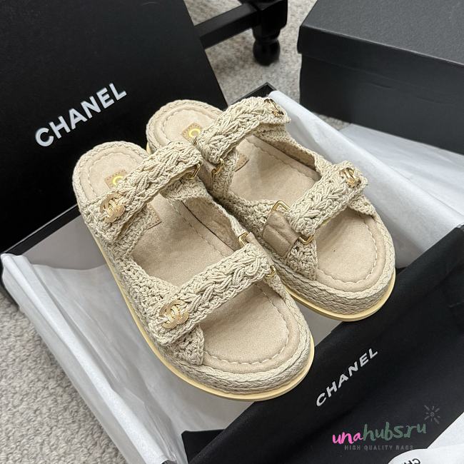 Chanel Raffia Sandal - 1