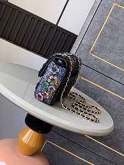 Chanel flap bag Floral Sequin 20cm - 3