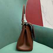 Gucci Paparazzo medium brown top handle bag 32x24x17cm - 3