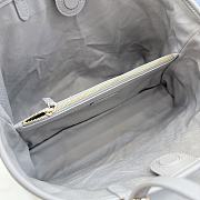 Gucci GG Emblem small tote bag in grey - 31*18.5*11.5CM - 5