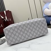Gucci GG Emblem small tote bag in grey - 31*18.5*11.5CM - 2