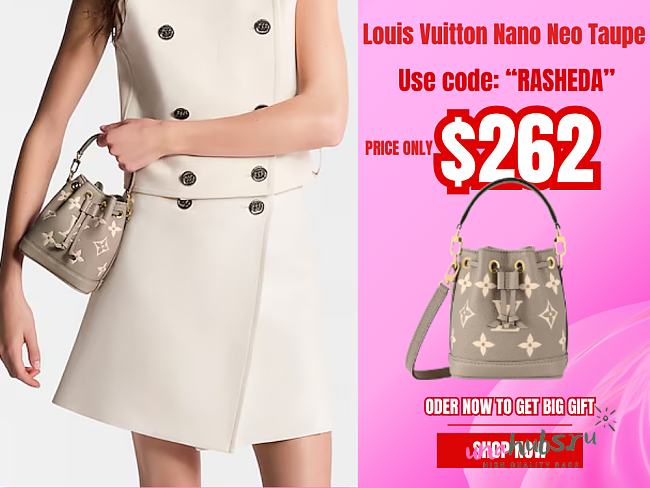 Louis Vuitton Nano Neo Taupe Monogram - 1