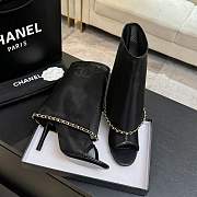 Chanel Mesh Lambskin Cap Toe Ankle Boots - 3