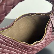 Bottega Veneta Small Veneta Burgundy 35x21x5cm - 4