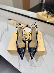 Valentino Garavani Navy Blue Heel 8cm - 2