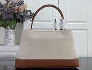 Louis Vuitton Capucines Weekender Tan 43.5x15.5x16cm - 5