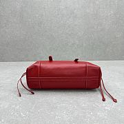 Prada Bonnie antiqued leather red tote bag 33x20x14cm - 2