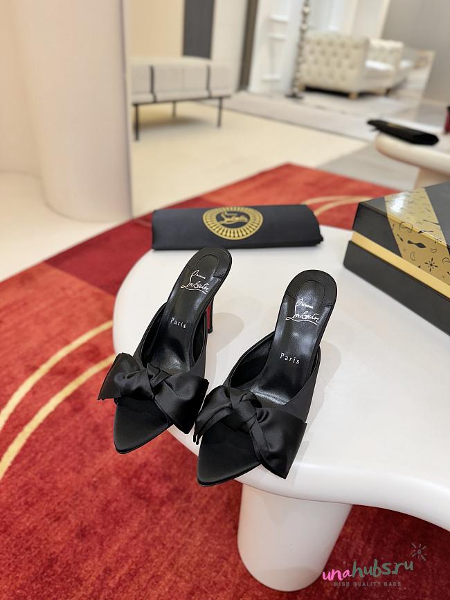 Christian Louboutin Mulazee heeled black sandals 10cm - 1