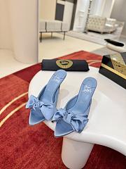 Christian Louboutin Mulazee heeled blue sandals 10cm - 1