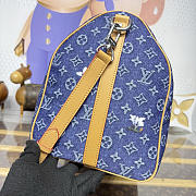 Louis Vuitton Keepall 50 Denim Blue 50x23x29cm - 2