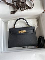 Hermes Kelly Mini Black Leather - 1