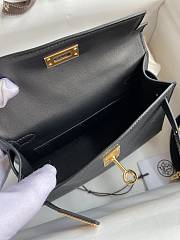 Hermes Kelly Mini Black Leather - 5