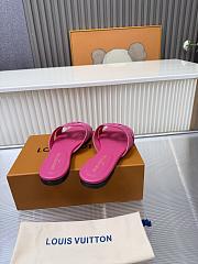 Louis Vuitton Isola Flat Mule Pink Suede - 4