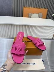 Louis Vuitton Isola Flat Mule Pink Suede - 3